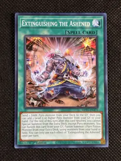 3x YuGiOh! - Extinguishing the Ashened MP25-EN375 Common 1st Edition Near Mint - Image 2