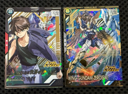 Gundam ARSENAL BASE Card BP06-005,020 Heero Yuy Wing Gundam BANDAI JAPAN Promo - Image 1