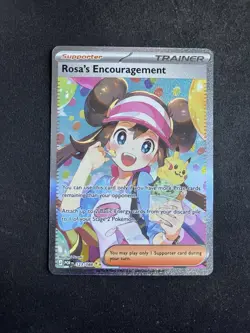 Rosa’s Encouragement 123/088 Perfect Order Pokemon card SIR Mint 1 Trainer - Image 1