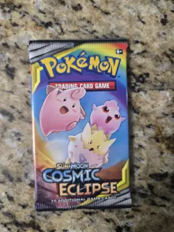 Pokemon Trading Card Game Sun & Moon Cosmic Eclipse Booster Pack 820650805899 - Image 1