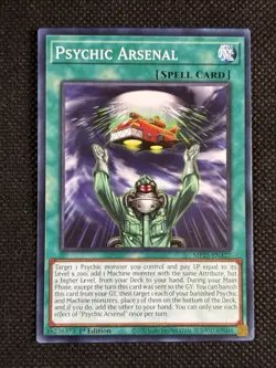 3x YuGiOh! - Psychic Arsenal MP25-EN327 Common 1st Edition Near Mint - Image 2