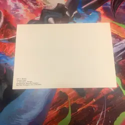 MTG Magic: The Gathering CITANUL DRUID Hand Signed Autographed Greeting Card NM - Image 2