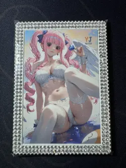 Goddess Bikini Perona Premium Metal Card Waifu Doujin One Piece Character - Image 1