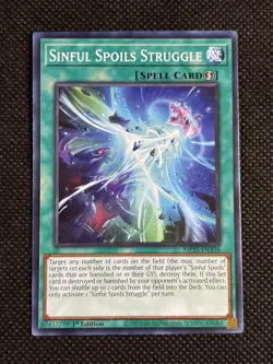 3x YuGiOh! - Sinful Spoils Struggle MP25-EN358 Common 1st Edition Near Mint - Image 2