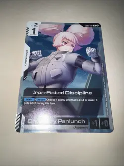 GD01-119 Iron-Fisted Discipline Rare Gundam Card Game TCG CCG English - Image 4