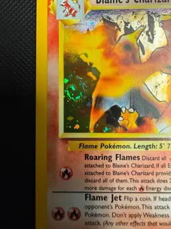 Swirl NM Blaine's Charizard 2/132 Gym Challenge Holo Rare Unlimited clean card - Image 2