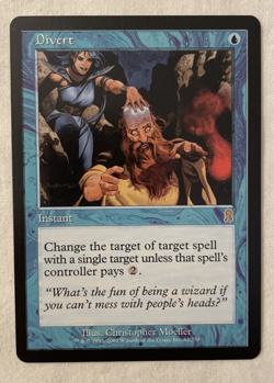 1x Divert Odyssey MTG Magic the Gathering LP - Image 1