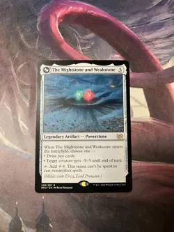 The Mightstone and Weakstone - Non-foil - The Brothers War - Magic the Gathering - Image 1