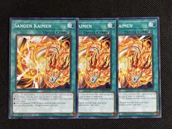 3x YuGiOh! - Sangen Kaimen MP25-EN359 Common 1st Edition Near Mint - Image 1