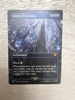 Storm of Saruman LTR Mythic Enchantment Blue 0413 2023 MTG NM - Image 1