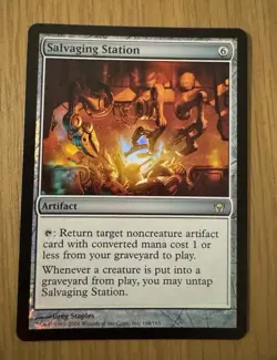 MTG Salvaging Station Fifth Dawn Foil NM - Image 1
