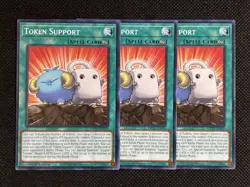 3x YuGiOh! - Token Support MP25-EN420 Common 1st Edition Near Mint - Image 1