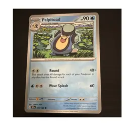Pokemon TCG Palpitoad 020/086 SV: Black Bolt Regular Common Stage 1 90 HP EN - Image 1