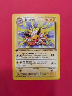 Pokemon TCG Lot of 4. Eevee, Jolteon(1st Ed), Flareon(Holo), Vaporeon(Holo). NM. - Image 5