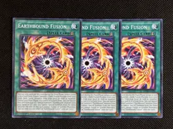 3x YuGiOh! - Earthbound Fusion MP25-EN320 Common 1st Edition Near Mint - Image 1