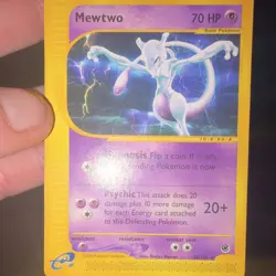 Mewtwo 56/165 Expedition Base Set Reverse Holo Rare 2002 English 70HP - Image 3