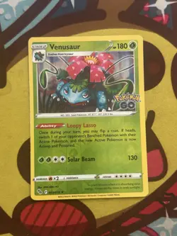 Pokemon Venusaur 003/078 - Reverse Holo - SM Pokemon GO - Played - Image 1