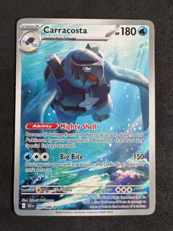 Carracosta 107/086 Illustration Rare – Pokemon SV: Black Bolt – Pack Fresh NM - Image 1