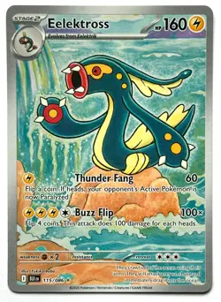 Eelektross 115/086 - Pokemon TCG - Black Bolt Illustration Rare Holo - Image 1