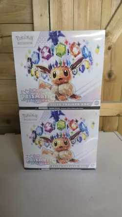 Pokemon 2x prismatic etb and 3x asensed heros booster bundle New and Sealed - Image 1