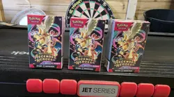Pokemon 2x prismatic etb and 3x asensed heros booster bundle New and Sealed - Image 2