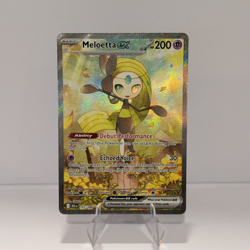 Pokemon TCG Meloetta EX SV: Black Bolt 167/086 Rare Holo 200 HP - Image 1