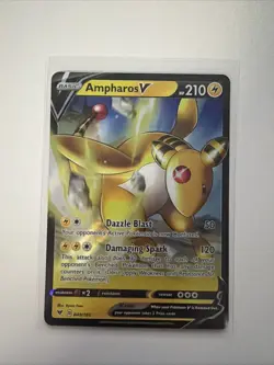 Ampharos V - 049/185 Ultra Rare Vivid Voltage NM Pokemon TCG - Image 1