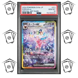✨Espeon 211/187 PSA 10 POKEMON JAPANESE SV8a-TERASTAL FESTIVAL SAR - Image 1