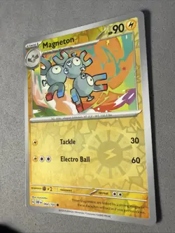Pokemon TCG * SV Obsidian Flames * 64/197 Magneton REVERSE HOLO Common FRESH PK - Image 2
