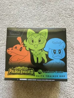 Pokemon TCG Scarlet & Violet Paldea Evolved Pokemon Center Elite Trainer Box 820650853678 - Image 1