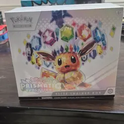 Pokemon TCG Prismatic Evolutions Elite Trainer Box Eevee Promo English - Image 1
