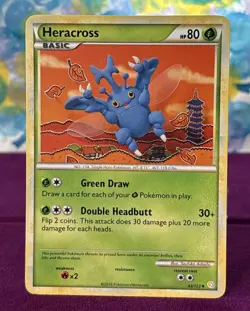 Pokemon TCG; Heracross 43/123 - Heartgold Soulsilver - Regular NM - Image 1