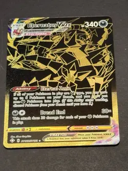 Pokemon TCG Eternatus V SV121/SV122 Shining Fates Gold Secret Rare Holo - Image 3