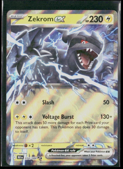 Zekrom ex - 034/086 Black Bolt (BLK) Double Rare Holo Pokemon TCG - Image 1