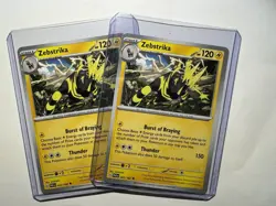 2x Zebstrika Basic 063/182 - Paradox Rift - Pokemon TCG - Image 1