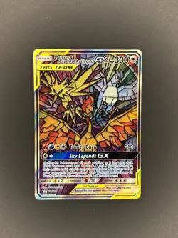 Pokemon TCG Moltres & Zapdos & Articuno GX SM210 SM Promo TAG TEAM Holo Eng - Image 1
