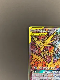 Pokemon TCG Moltres & Zapdos & Articuno GX SM210 SM Promo TAG TEAM Holo Eng - Image 3