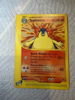 Pokemon TCG Typhlosion Expedition Base Set 64/165 Regular Rare - Image 4