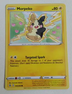 4x Pokemon TCG Fusion Strike: Morpeko (109/264) - Common - Near Mint - Image 2