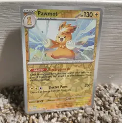 Pokemon TCG Pawmot Scarlet & Violet Base Set 076/198 Reverse Holo Rare - Image 1