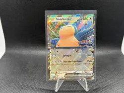 Pokemon TCG Snorlax EX Double Rare Holo Promo Prismatic Evolutions Stamp 076/131 - Image 1