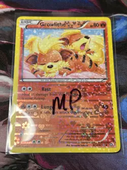 Growlithe RC4/RC25 Legendary Treasures Radiant Collection MP Holo Pokemon TCG - Image 3