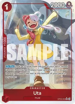 Uta OP09-002 | Emperors in the New World R Alt Art NM One Piece - Image 1