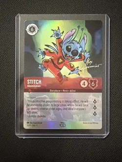 Disney 100 Lorcana Floodborn Stitch Abomination Promo 21/P1 D100 M/NM - Image 1