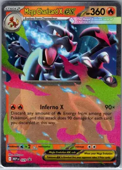 Mega Charizard X ex - 029 ME: Mega Evolution Promo - Pokemon Card - NM - Image 1