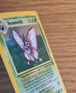 Pokemon Venomoth Card 13/64 Jungle Set Holo Rare Vintage 1999 WOTC - Image 2