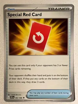 Special Red Card Uncommon ME04: Chaos Rising 082/086 NM - Image 1