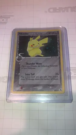 Pokemon Pikachu TCG EX Legend Maker Holo Card 93/92 Secret Rare - Image 1