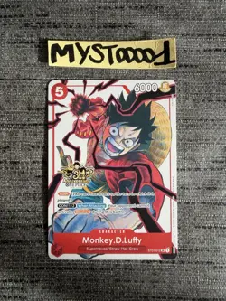 Carte One Piece Monkey.D.Luffy ST01-012 3rd Anniversary Anglais / English Card - Image 1