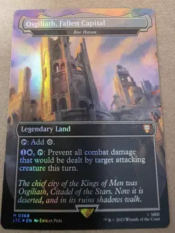 Osgiliath, Fallen Capital - Kor Haven - Foil - The Lord of the Rings - Mtg - Image 1